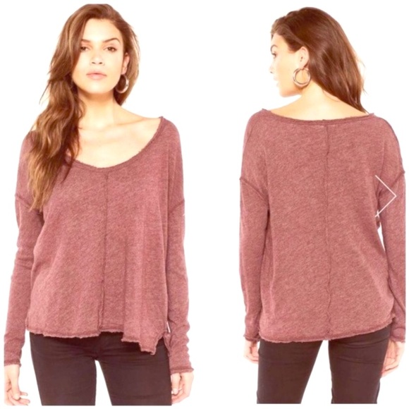 Project Social T Tops - Project Social T wearever long sleeve tee red M nwt!